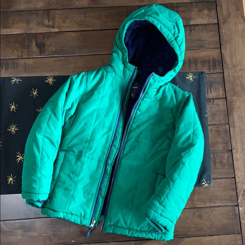Warm Sherpa Lined Size Sm Lands End Boys Coat